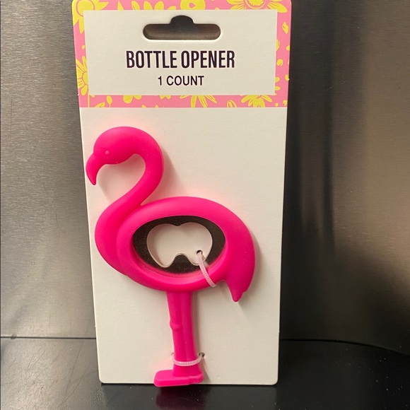 Other - Pink Flamingo Bottle Opener NWT